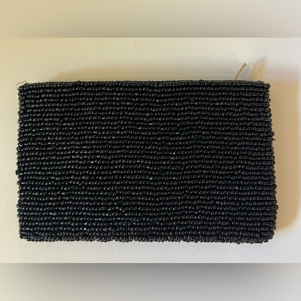 🖤Black Beaded🖤 card holder Coin purse